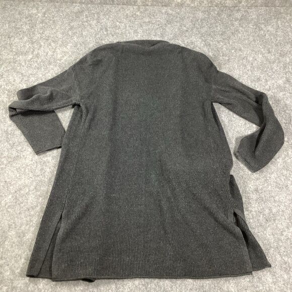T Tahari Gray Open Front Pocket Cardigan Long Sleeve Cashmere Blend Size S - Picture 6 of 14